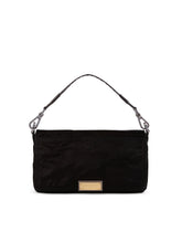 Nero Sicilia dna nylon crossbody bag with branded tag -  | Dolce & Gabbana