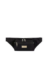 Nylon belt bag with branded plate -  | Dolce & Gabbana