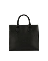 Calfskin Edge shopper with logo -  | Dolce & Gabbana
