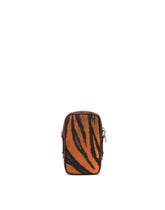 Nylon crossbody bag with tiger print -  | Dolce & Gabbana