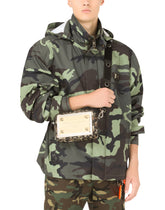 Camouflage jacquard crossbody bag -  | Dolce & Gabbana