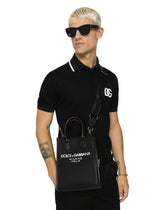 Small nylon bag with rubberized logo -  | Dolce &amp; Gabbana