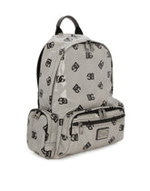 Coated fabric backpack with logo -  | Dolce & Gabbana