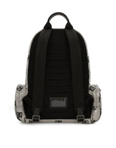 Coated fabric backpack with logo -  | Dolce & Gabbana