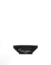 Small nylon belt bag with rubberized logo -  | Dolce &amp; Gabbana
