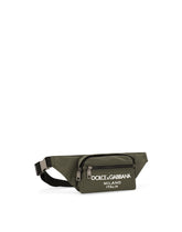 Small nylon belt bag with rubberized logo -  | Dolce &amp; Gabbana