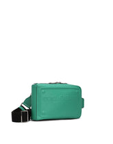 Calfskin belt bag with raised logo -  | Dolce & Gabbana