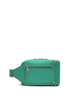 Calfskin belt bag with raised logo -  | Dolce & Gabbana