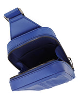 Calfskin belt bag with raised logo -  | Dolce & Gabbana