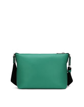 Calfskin crossbody bag with raised logo -  | Dolce & Gabbana