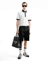 Large nylon shopper with rubberized logo -  | Dolce &amp; Gabbana