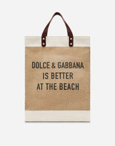 Printed jute shopper -  | Dolce & Gabbana