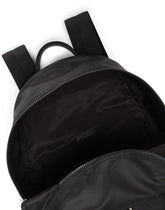 Dolce & Gabbana Backpack In Solid-Coloured Nylon And Tumbled Calf Leather -  | Dolce & Gabbana