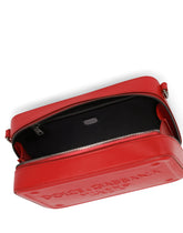 Calfskin crossbody bag with raised logo -  | Dolce & Gabbana