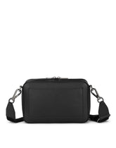 Calfskin crossbody bag with raised logo -  | Dolce &amp; Gabbana