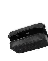 Calfskin crossbody bag with raised logo -  | Dolce &amp; Gabbana