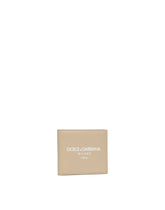 Calfskin bifold wallet with logo -  | Dolce & Gabbana