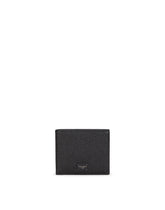 Patent calfskin nappa wallet with tag -  | Dolce & Gabbana
