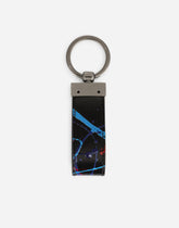 Printed calfskin key chain -  | Dolce &amp; Gabbana