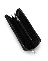 Calfskin zip-around wallet with all-over DG print -  | Dolce & Gabbana