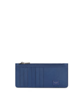 Vertical Dauphine calfskin card holder with branded plate -  | Dolce & Gabbana