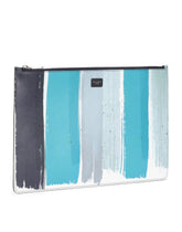 Dauphine calfskin toiletry bag with logo print -  | Dolce & Gabbana