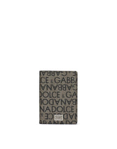 Jacquard passport holder -  | Dolce &amp; Gabbana