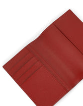 Dauphine calfskin passport holder with branded tag -  | Dolce & Gabbana