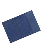 Dauphine calfskin passport holder with branded tag -  | Dolce & Gabbana
