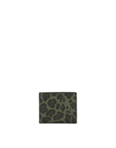 Dauphine calfskin bifold wallet with logo print -  | Dolce & Gabbana