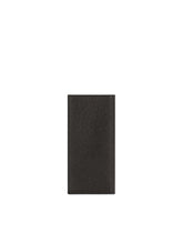 Dauphine calfskin verticle wallet with branded tag -  | Dolce & Gabbana