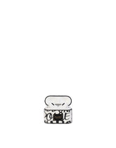 Dauphine calfskin airpods pro case with logo print -  | Dolce & Gabbana