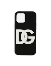 Rubber iPhone 12 Pro Max with DG logo -  | Dolce &amp; Gabbana