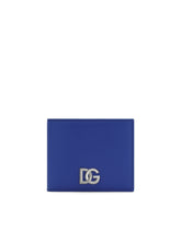Calfskin wallet with coin pocket and DG logo -  | Dolce & Gabbana