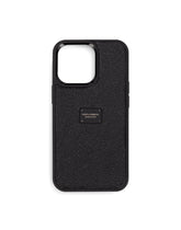 Dauphine calfskin and rubber 13 Pro cover -  | Dolce & Gabbana