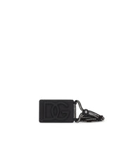 Rubber badge holder with embossed logo -  | Dolce & Gabbana