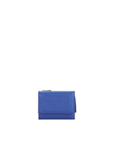 Calfskin French flap wallet with raised logo -  | Dolce & Gabbana