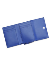 Calfskin French flap wallet with raised logo -  | Dolce & Gabbana