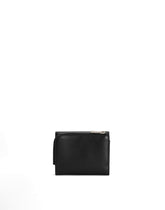 Calfskin French flap wallet with raised logo -  | Dolce &amp; Gabbana