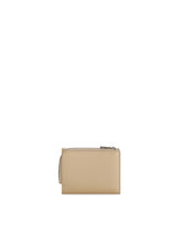 Calfskin French flap wallet with logo -  | Dolce & Gabbana
