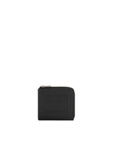 Calfskin card holder with raised logo -  | Dolce &amp; Gabbana