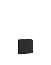 Calfskin card holder with raised logo -  | Dolce &amp; Gabbana