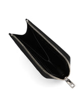 Calfskin card holder with raised logo -  | Dolce &amp; Gabbana