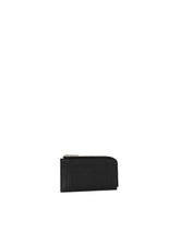 Calfskin card holder with raised logo -  | Dolce &amp; Gabbana
