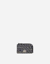 Coated jacquard card holder -  | Dolce &amp; Gabbana