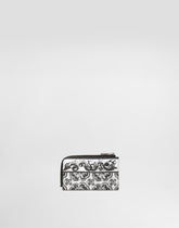 Majolica-print calfskin card holder -  | Dolce &amp; Gabbana