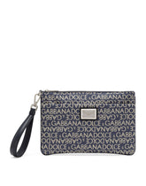 Coated jacquard clutch -  | Dolce &amp; Gabbana