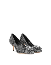 Lurex lace rainbow pumps with brooch detailing -  | Dolce & Gabbana