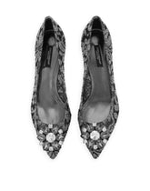 Lurex lace rainbow pumps with brooch detailing -  | Dolce &amp; Gabbana