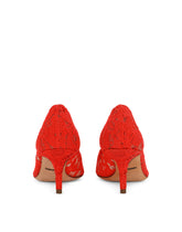 TAORMINA LUREX LACE PUMPS WITH CRYSTALS -  | Dolce &amp; Gabbana